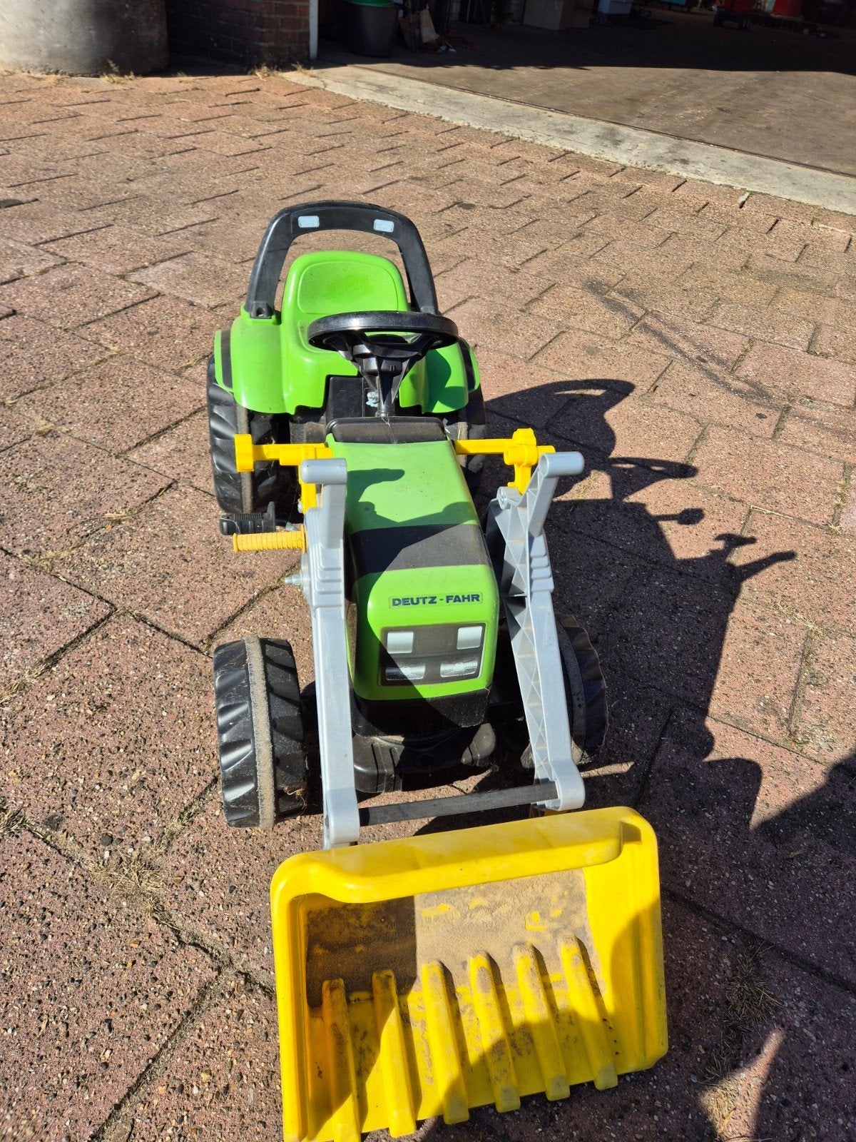 Deutz-Fahr Traptractor met voorlader, Ophalen, Gebruikt