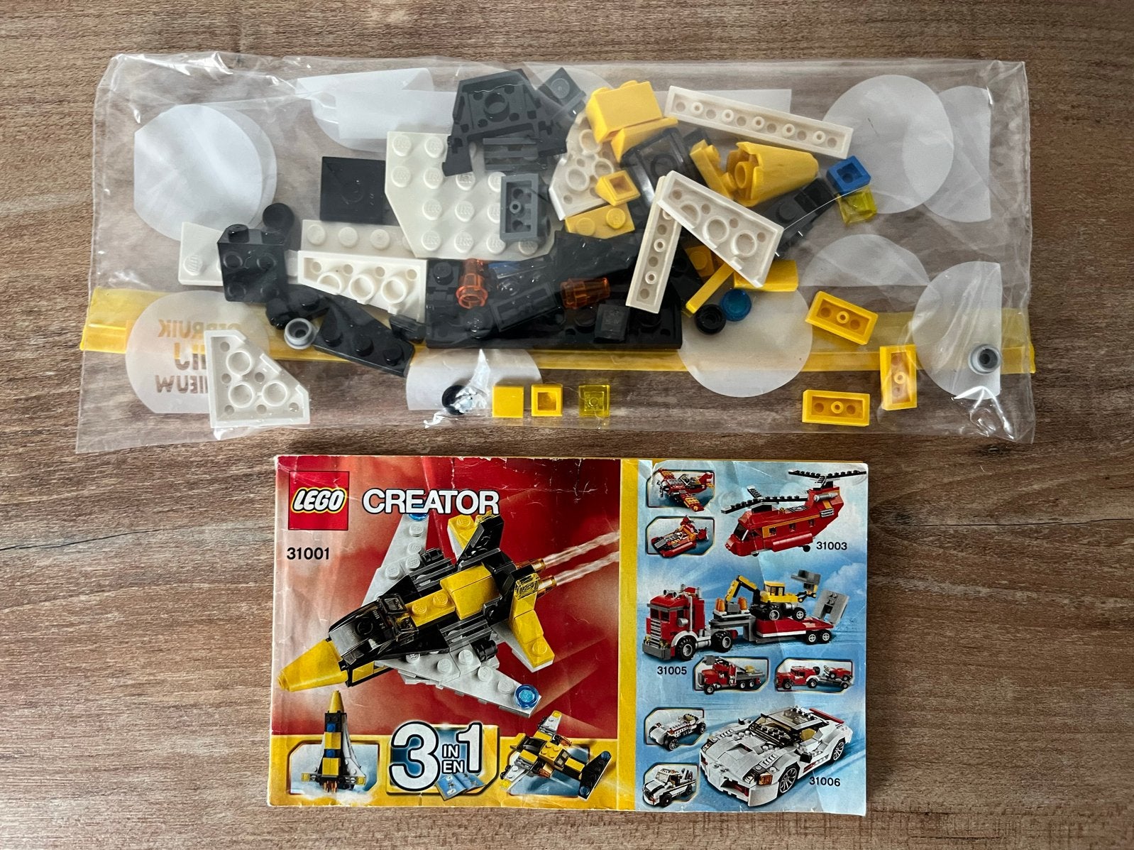 LEGO Creator 31001 Straaljager (3-in-1 set), Gebruikt, Lego, Ophalen of Verzenden, Compleet