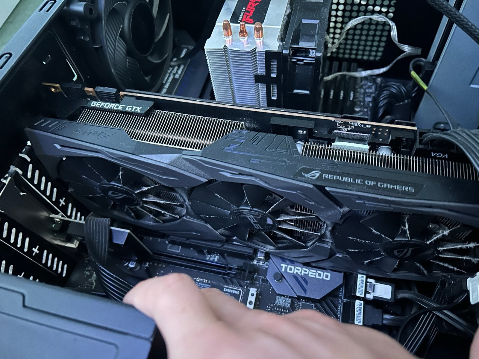 Nvidia GeForce GTX 1080 Ti - Goede staat, inruil mogelijk, Computers en Software, Videokaarten, Ophalen, PCI-Express 3, Gebruikt