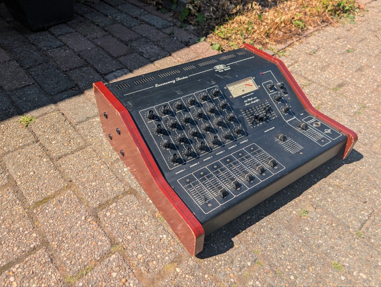 Dynacord ES 620 Mengpaneel - Vintage Mixer/Versterker, Ophalen, Gebruikt, 5 tot 10 kanalen, Microfooningang