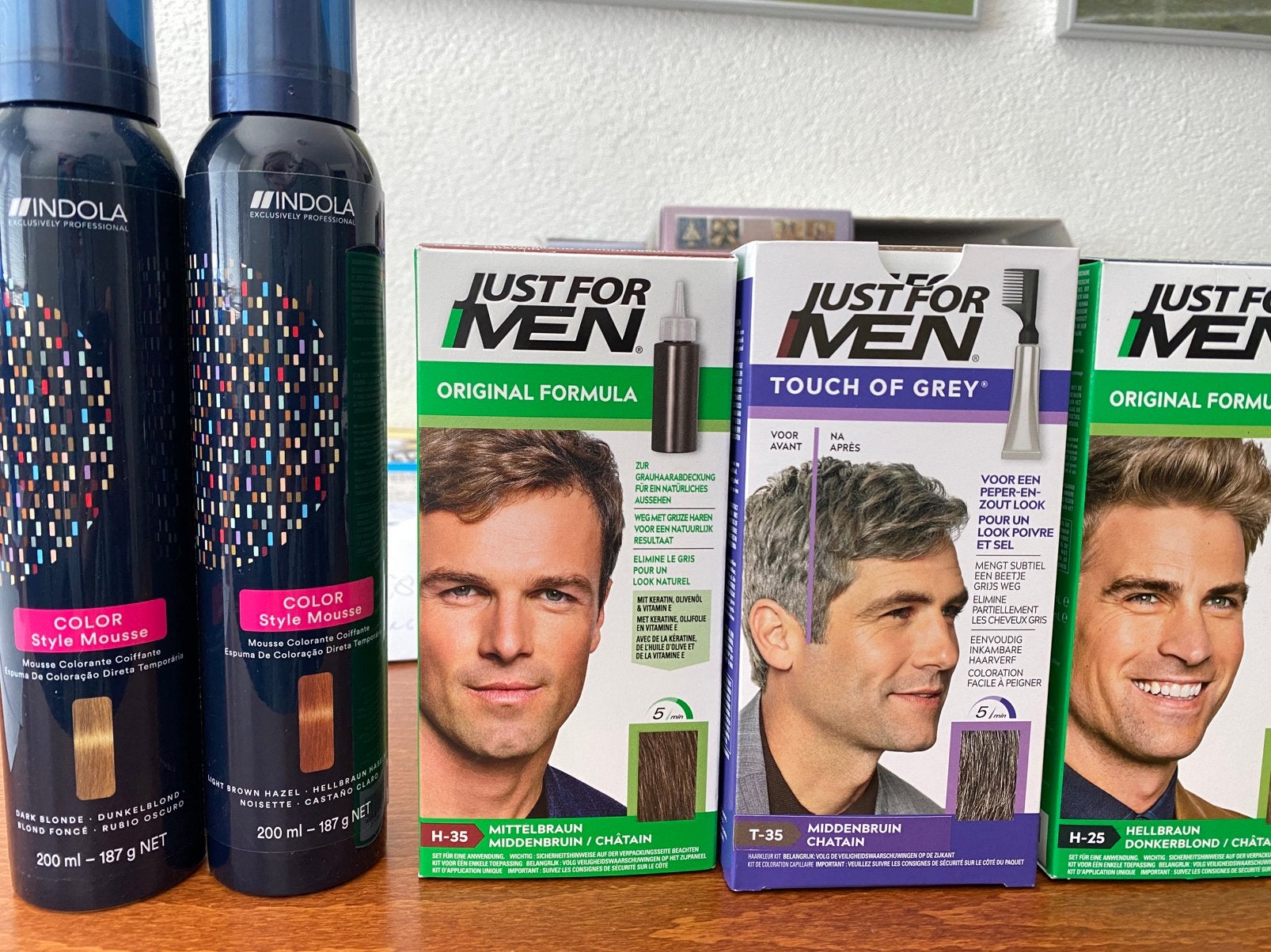Haarverf Bruin en Donkerblond, Ophalen, Nieuw, Overige typen