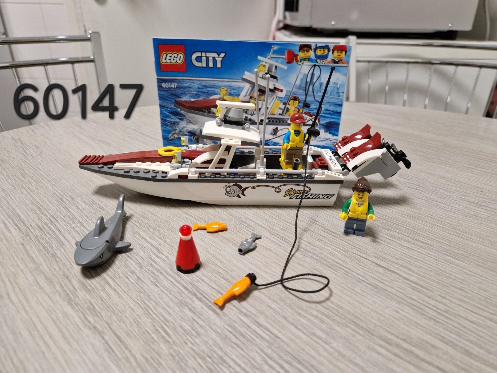 Lego city vissersboot 60147, Kinderen en Baby's, Speelgoed | Duplo en Lego, City, Lego, Ophalen of Verzenden, Zo goed als nieuw
