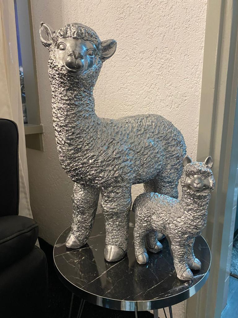 Beeld alpaca / beelden alpaca’s, Ophalen, Zo goed als nieuw, Dier