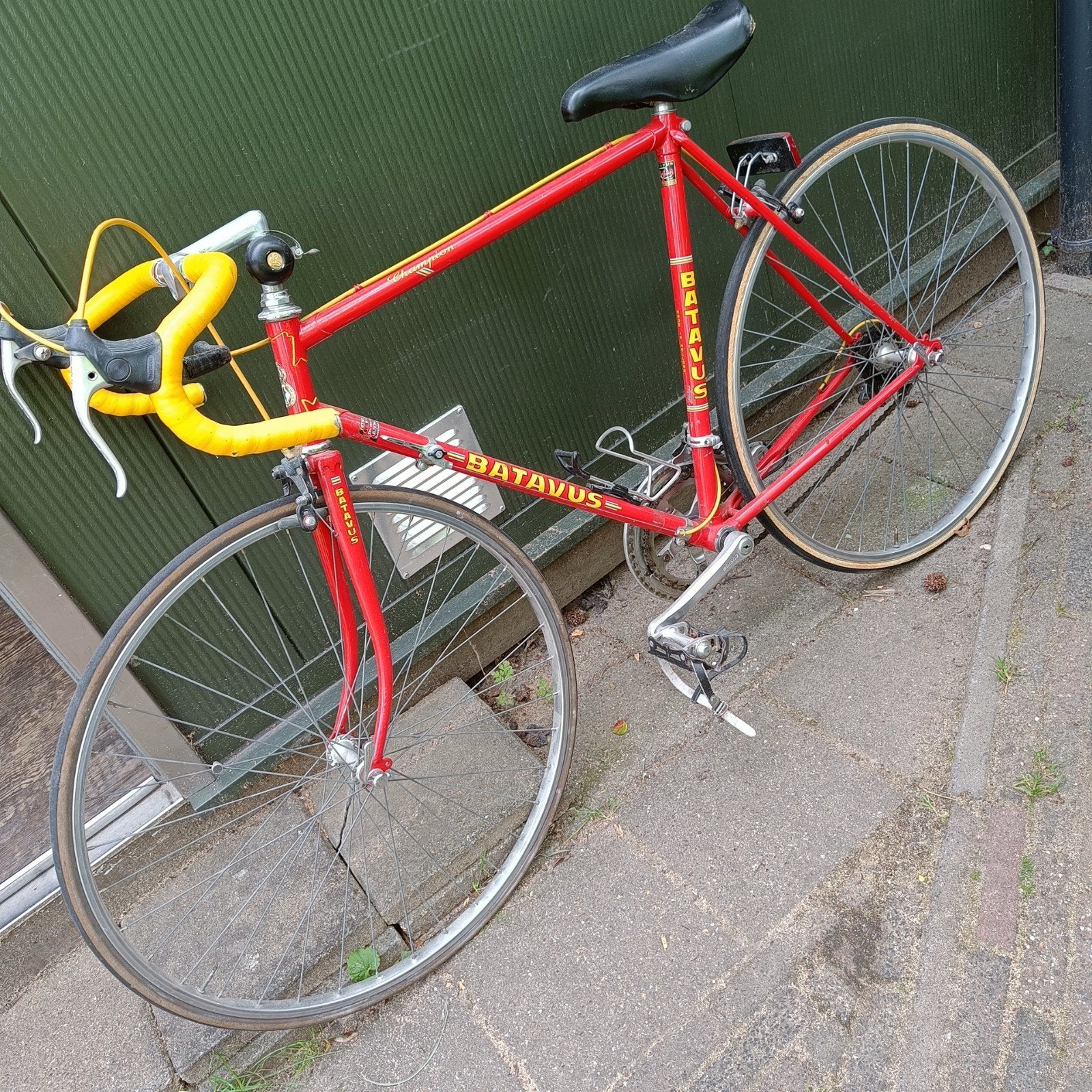 Batavus Champion vintage racefiets, Ophalen