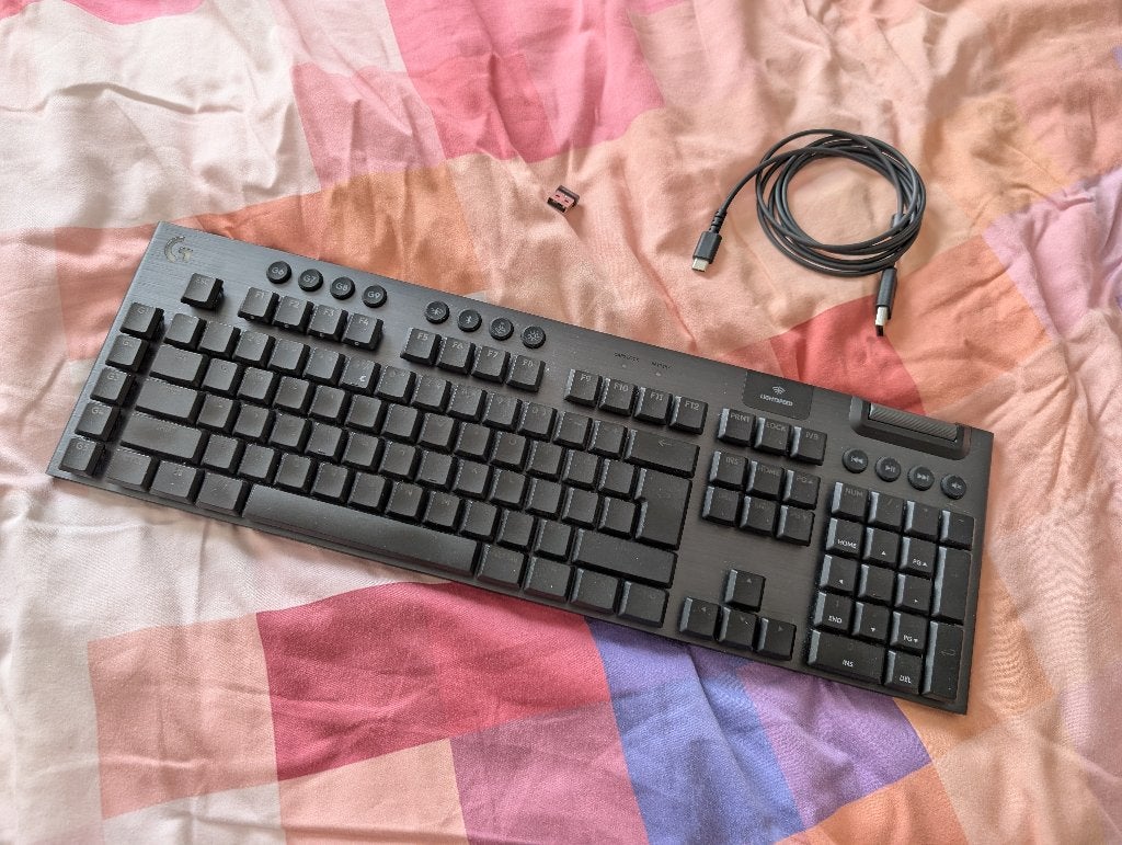 Logitech G915 X Lightspeed draadloos gaming toetsenbord, Ophalen, Multimediatoetsen, Logitech, Zo goed als nieuw