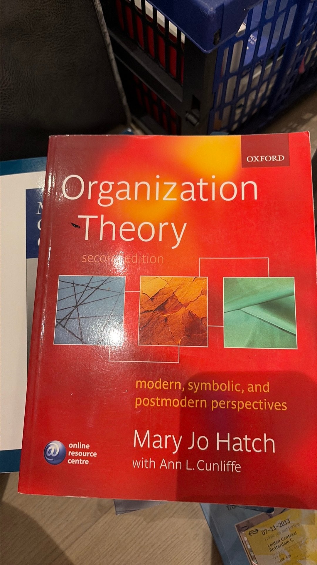 Organization Theory - Mary Jo Hatch (2e editie), Ophalen, Gamma, Gelezen, HBO