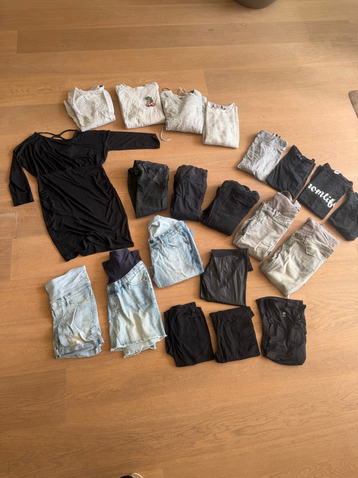 Bundel zwangerschapskleding maat 34/36, Meerkleurig, Ophalen of Verzenden, Maat 36 (S), Gedragen