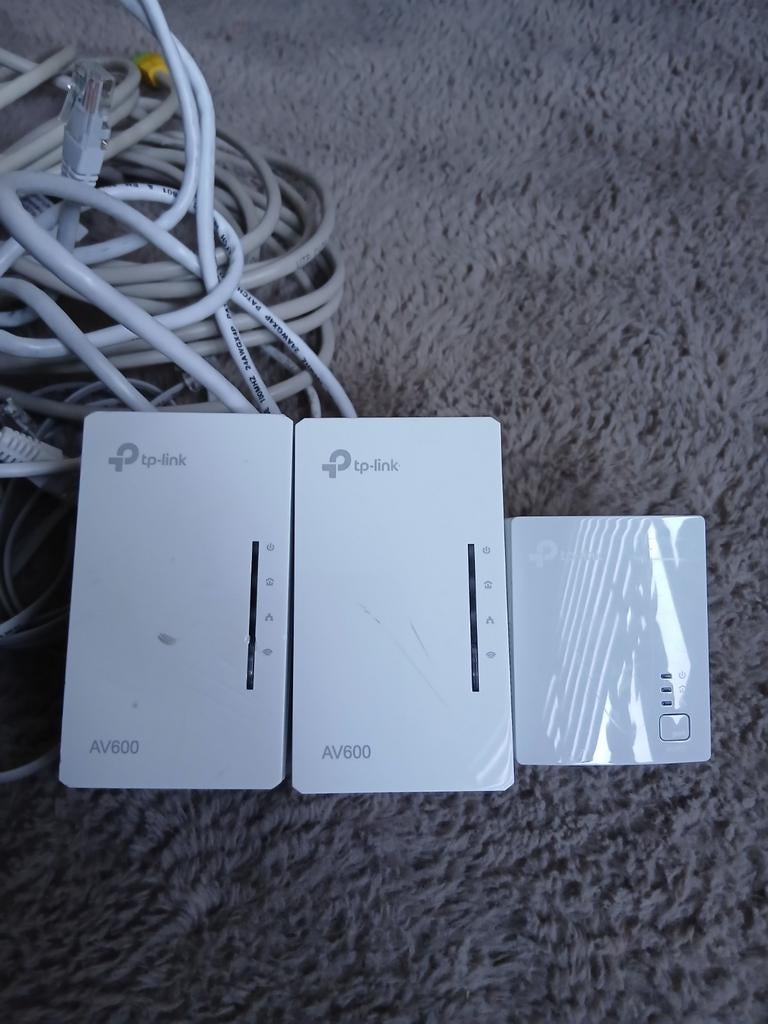 TP-Link AV600 Powerline Adapters 2x , 1x TP-Link TL-PA4010, Ophalen of Verzenden, Gebruikt, TP-Link