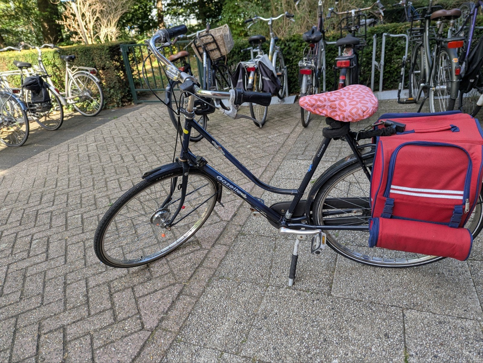 bike with bags, Ophalen, Versnellingen