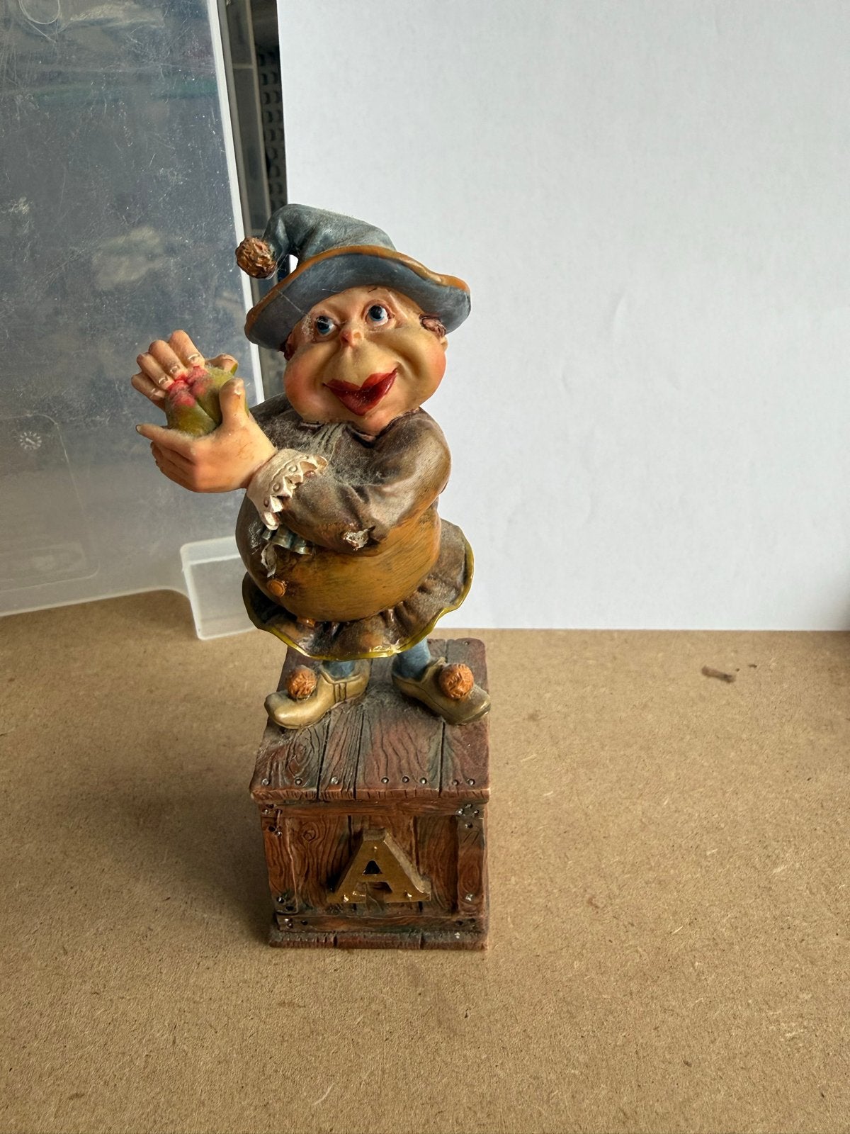 Grappig Laaf kabouter met geldbuidel, Verzamelen, Efteling, Gebruikt, Ophalen of Verzenden