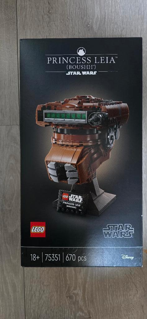 Lego star wars Prinses Leia (Boushh) Helm (75351), Ophalen, Star Wars, Lego, Nieuw