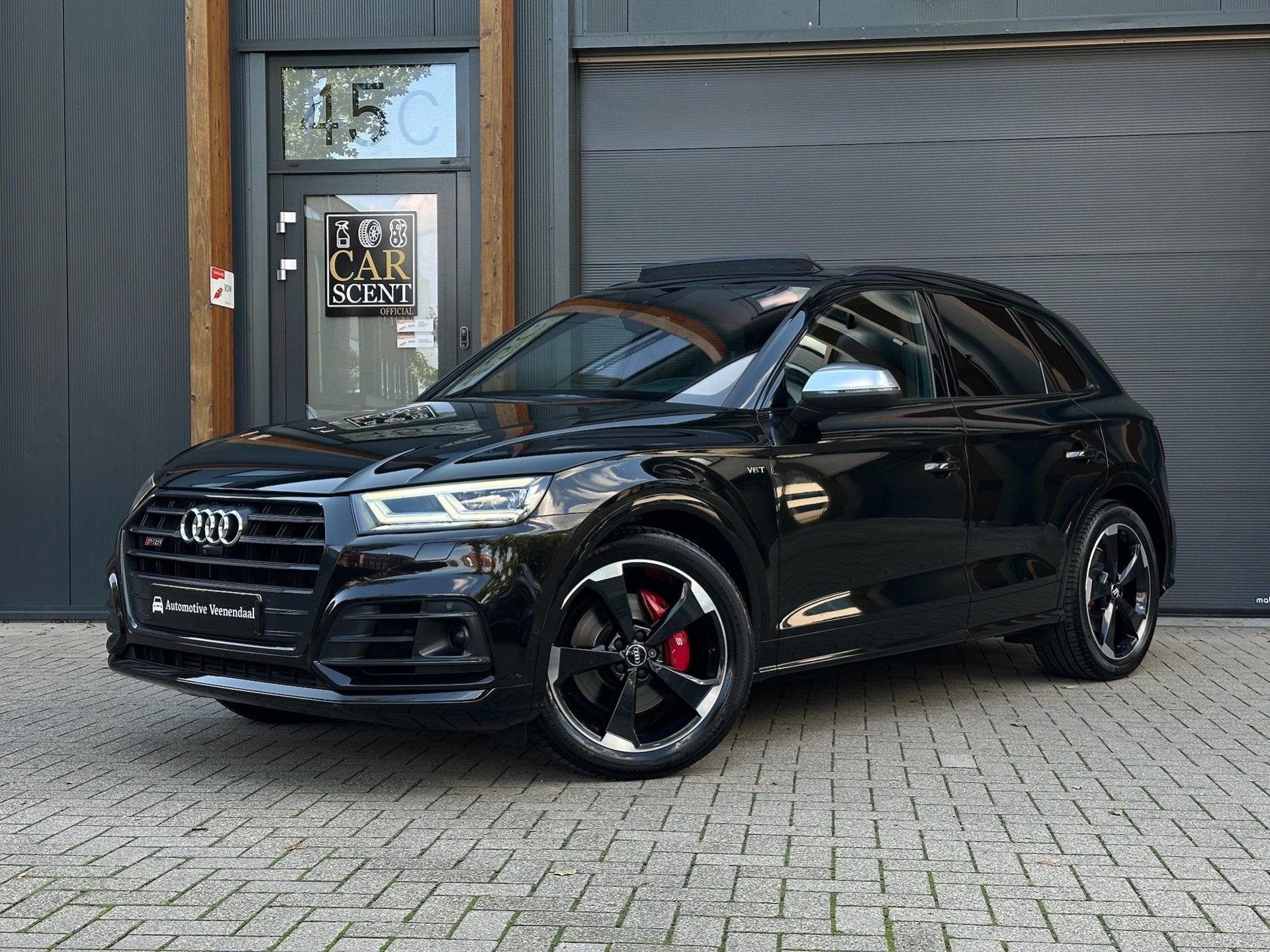 Audi Q5 3.0 TFSI SQ5 Quattro Pano, B&O, Luchtv, RS-Zetels et, Auto's, Automaat, Dealer onderhouden, Gebruikt, Euro 6
