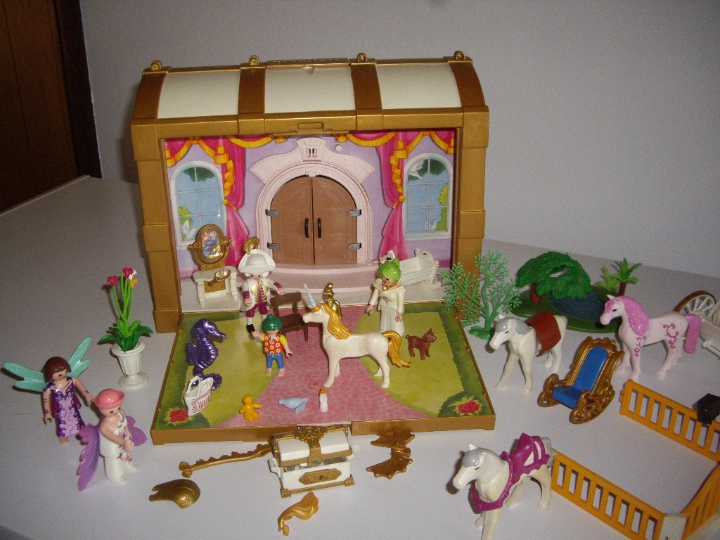 playmobil prinsessen koffer, Ophalen, Gebruikt