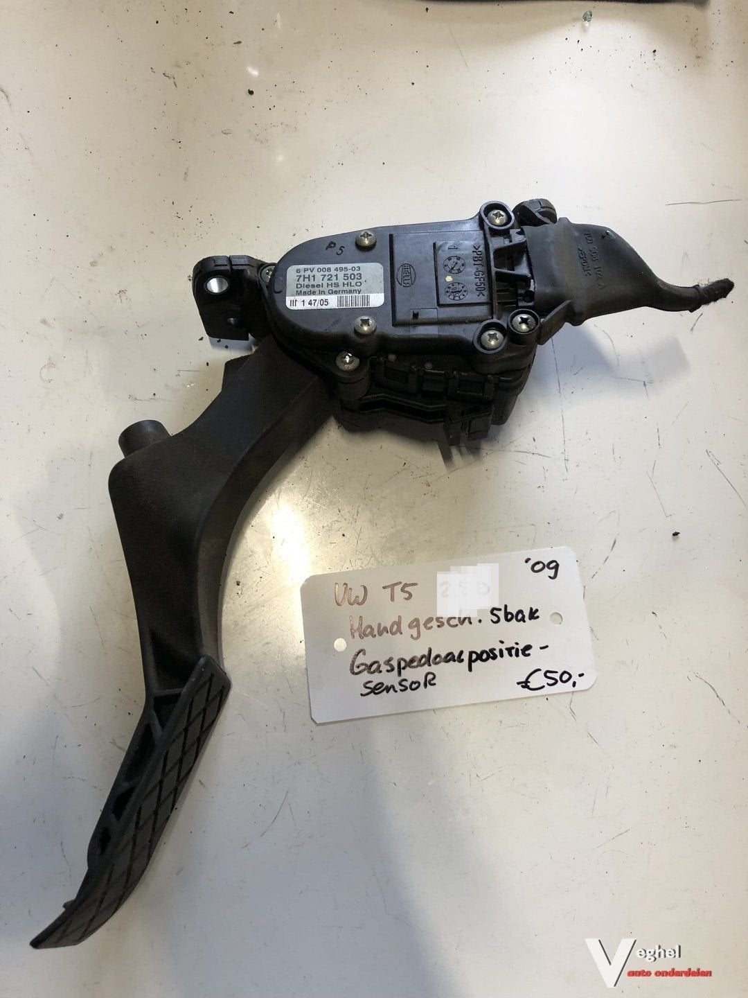 Vw Transporter T5 1.9 tdi 2005  Gaspedaal positiesensor, Gebruikt, -, -, Ophalen of Verzenden
