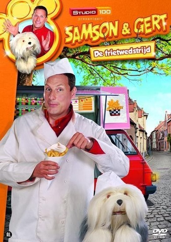 Dvd Samson & gert - De frietwedstrijd, Alle leeftijden, Ophalen of Verzenden, Zo goed als nieuw
