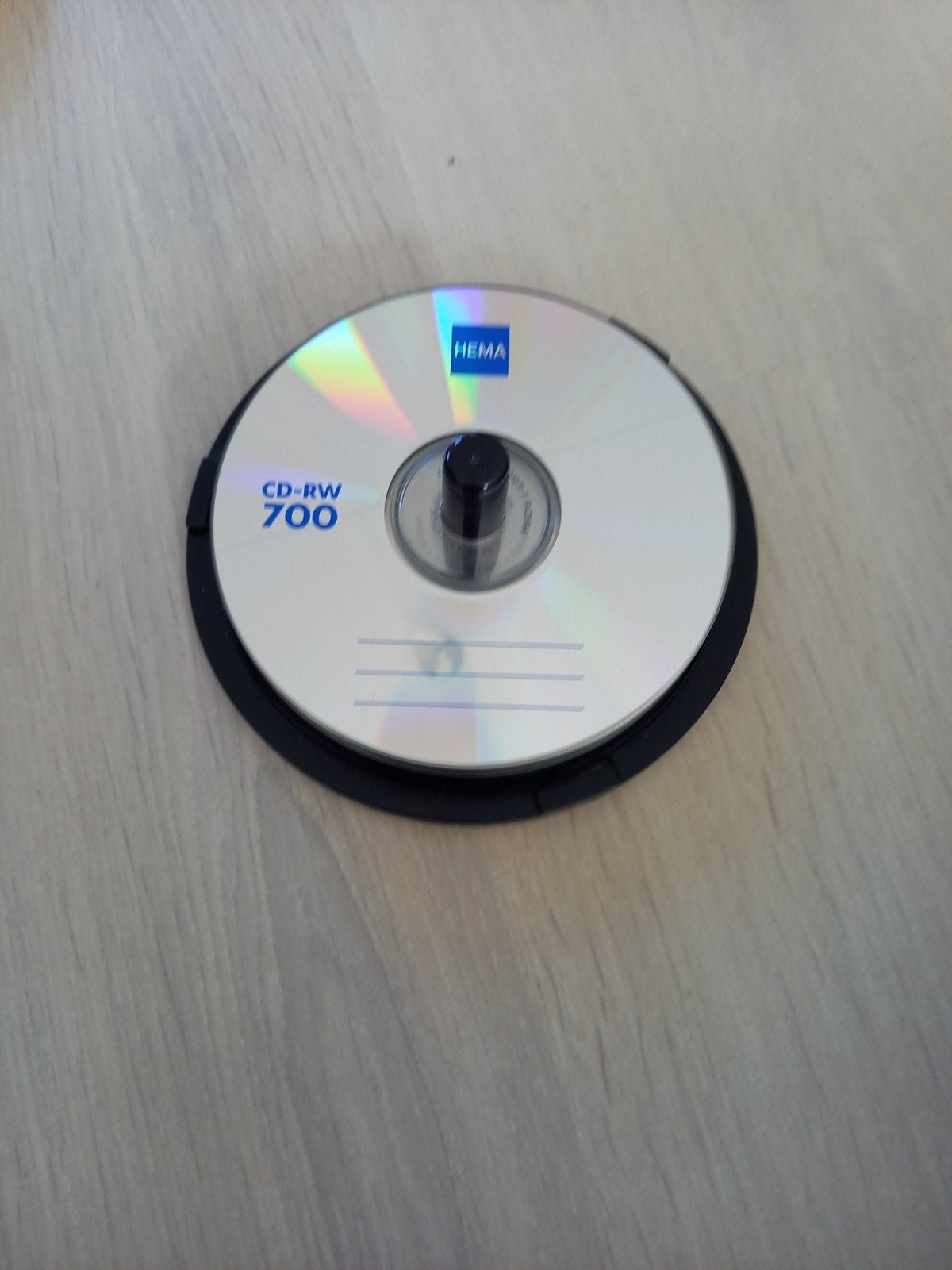 Hema CD-RW 700 MB - Herschrijfbare CD, Computers en Software, Beschrijfbare discs, Ophalen of Verzenden, Nieuw
