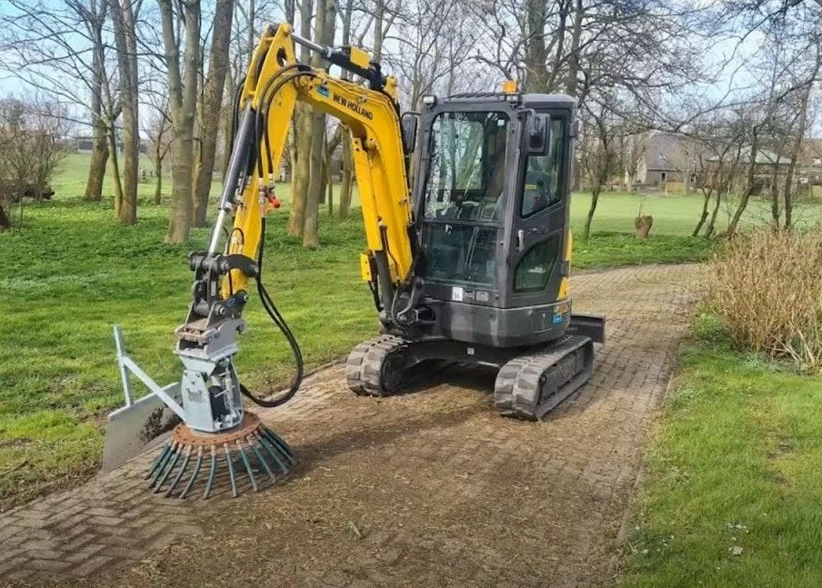 ONKB-M-MG / Onkruidborstel (Mini) Graafmachine, Benzine, Nieuw, Ophalen of Verzenden, 50 cm of meer