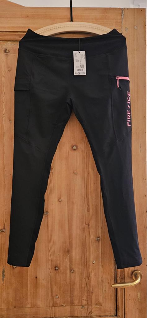 Fire + Ice Candra 2 Sportbroek Zwart Maat L Nieuw, Kleding | Heren, Broeken en Pantalons, Ophalen of Verzenden, Nieuw, Maat 52/54 (L)