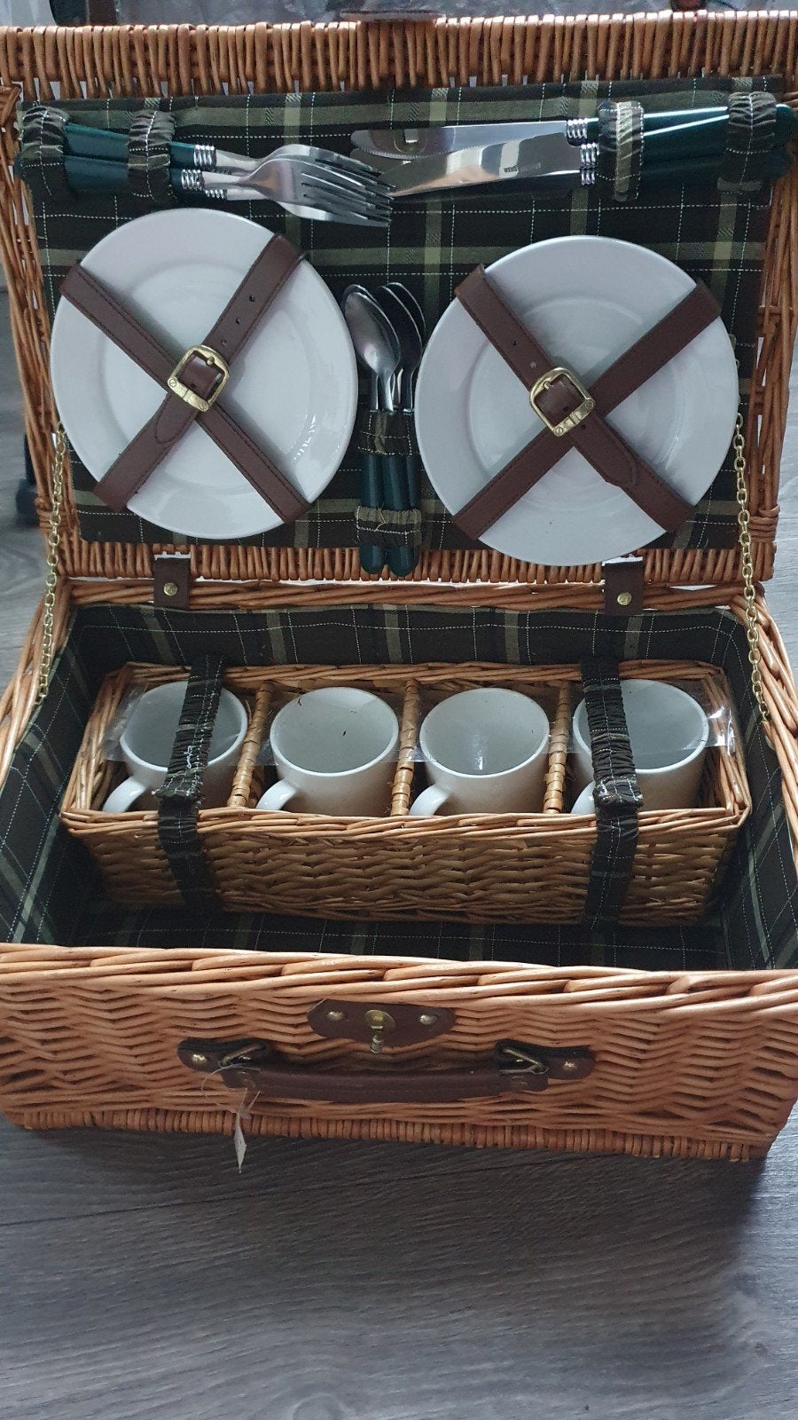 Watford picknickmand met servies, Ophalen, Nieuw