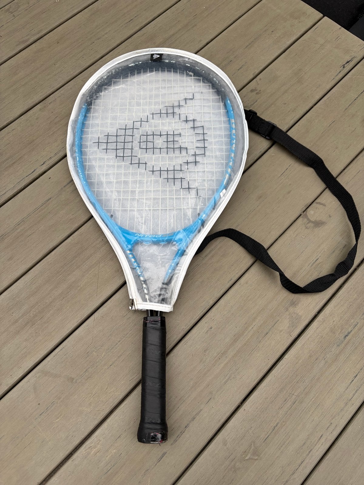 Dunlop junior Nitro 23 Tennisracket, Ophalen of Verzenden, Gebruikt, Racket, Dunlop