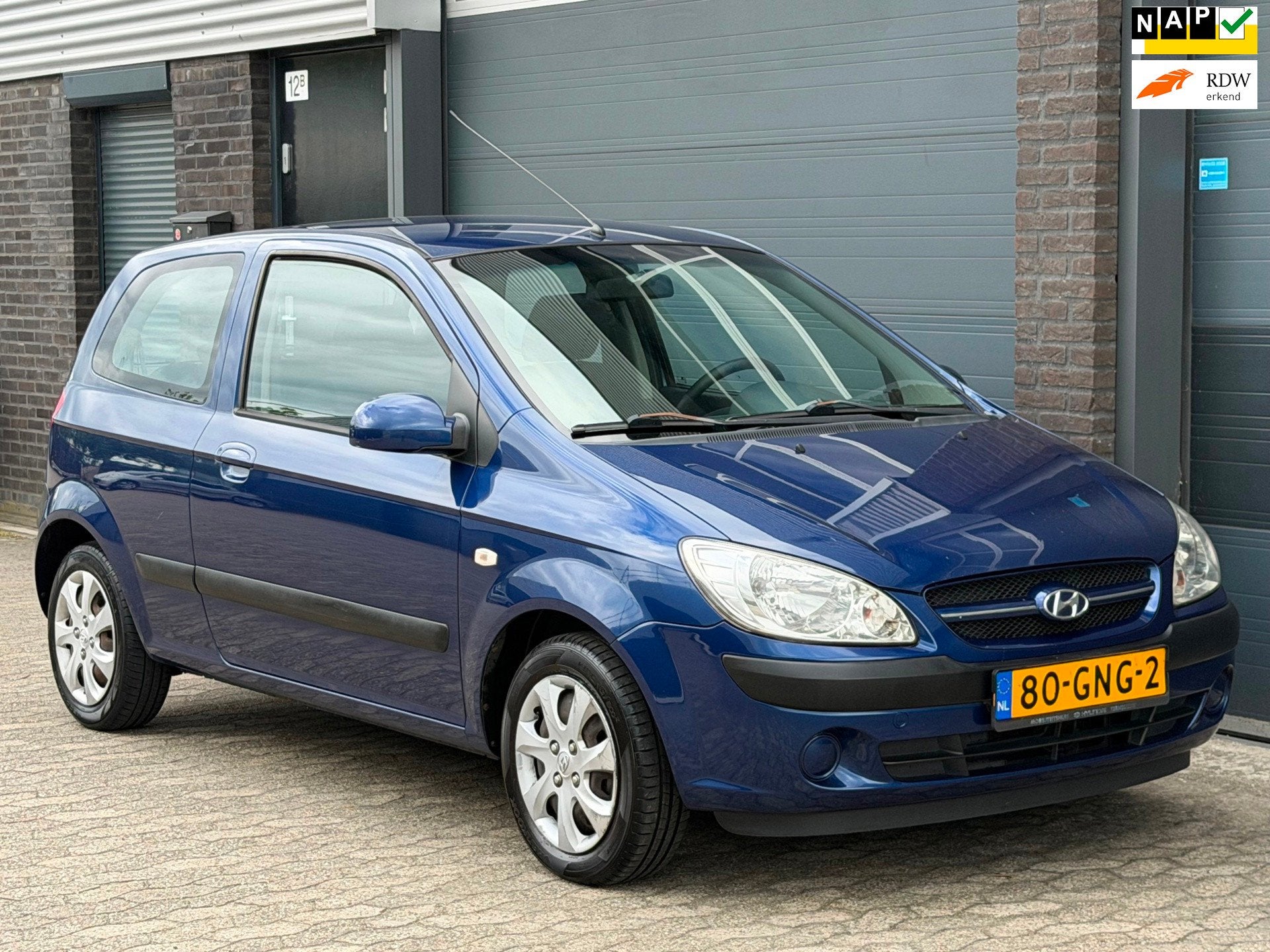Hyundai Getz 1.1i Active Young APK 3drs in zeer goede staat, Auto's, Hyundai, Voorwielaandrijving, Gebruikt, 4 cilinders, Blauw