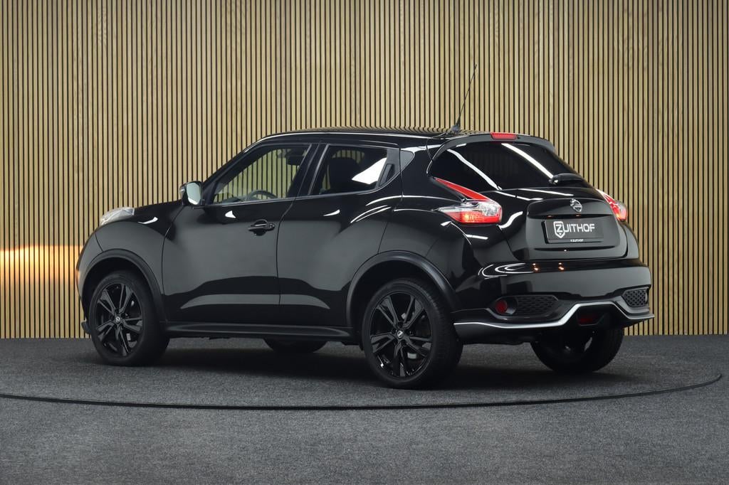 Nissan Juke 1.2 DIG-T S/S Connect Edition | Cruise-control |, 639 kg, Stof, Met garantie (alle), Zwart