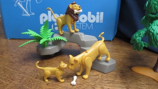 wild life safari dierentuin 3239 leeuwen rots boom 100%, Wild life, Complete set, Ophalen of Verzenden, Zo goed als nieuw