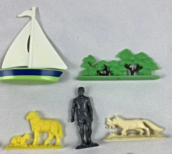 De Gruyter Snoepje van de Week vintage plastic figuren set, Coolsingel 104, 3011 AG Rotterdam, Netherlands, Verzenden, Overige typen