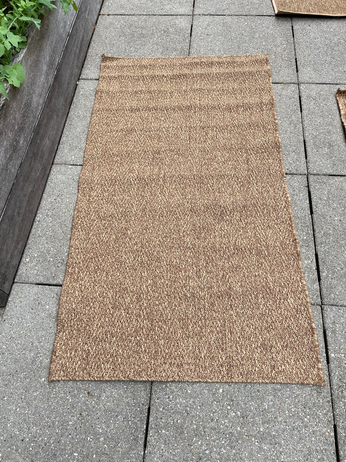 IKEA LYDERSHOLM Vloerkleed 80x150 cm, Ophalen, 100 tot 150 cm, Bruin, 50 tot 100 cm