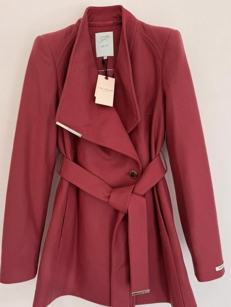 Nieuwe Ted Baker Jas - oud roze, maat 38, Nieuw, Ophalen of Verzenden, Maat 36 (S), Ted Baker