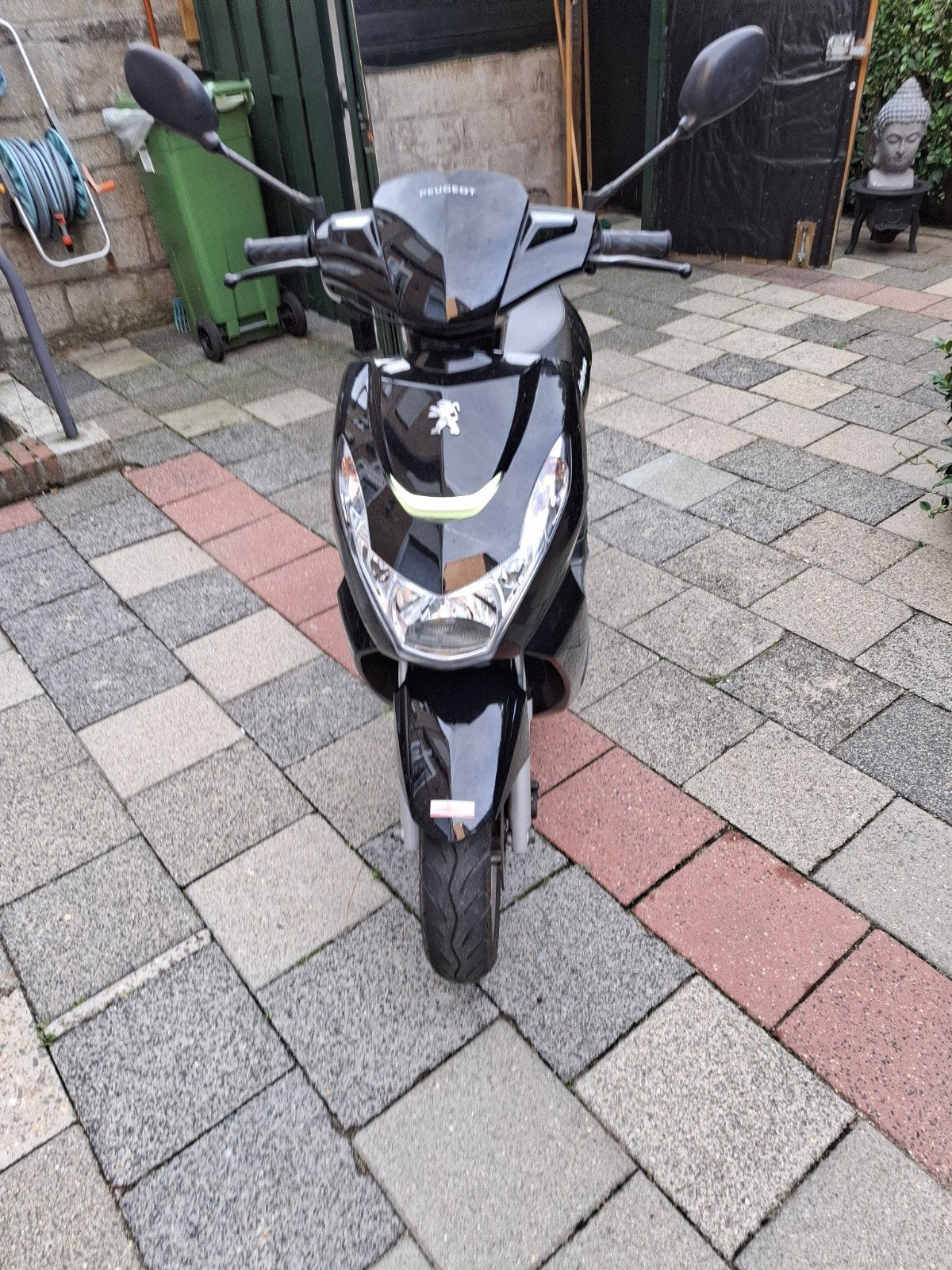 Peugeot Kisbee scooter (snor) 2019 Zwart, 8368 km, Ophalen of Verzenden, Gebruikt, Benzine, Overige modellen