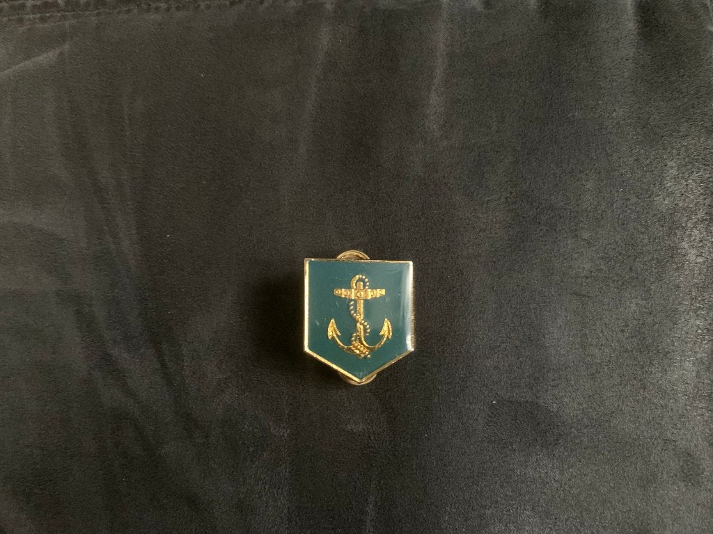Rijkswaterstaat of Douane Anker Borst Embleem / Brevet, Ophalen, Zo goed als nieuw