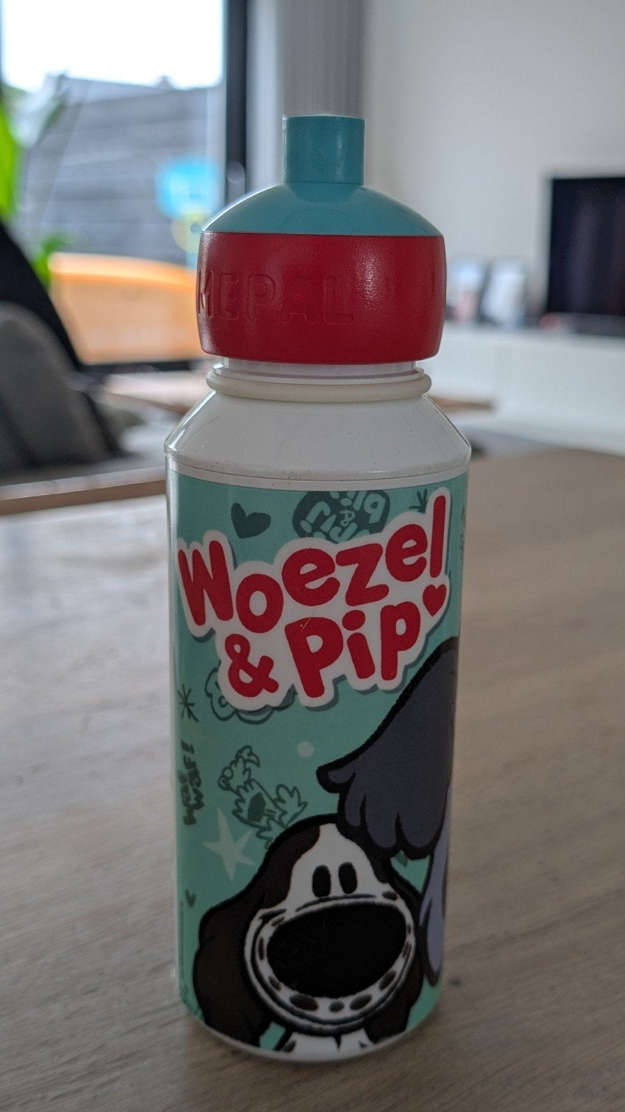 Mepal drinkfles Woezel & Pip, Ophalen of Verzenden, Zo goed als nieuw