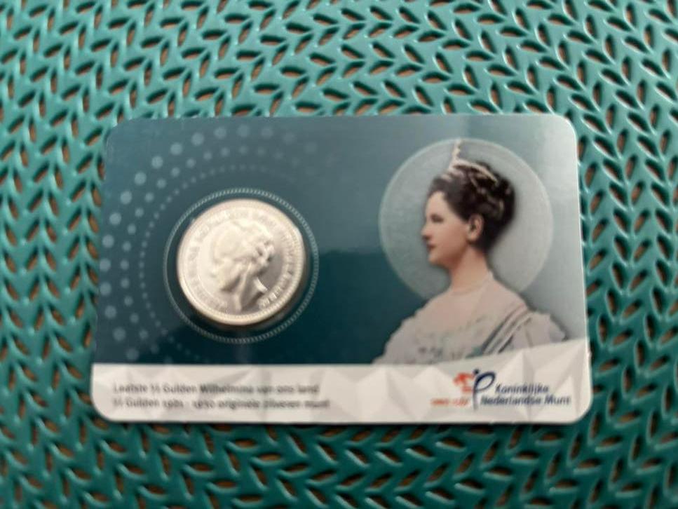 Te koop coincard 1/2 gulden 1929a, Ophalen of Verzenden, Koningin Wilhelmina, Losse munt, Zilver