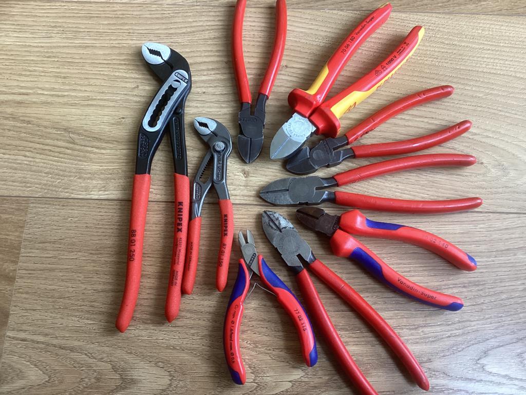 9 x Knipex tangen, Ophalen of Verzenden, Zo goed als nieuw