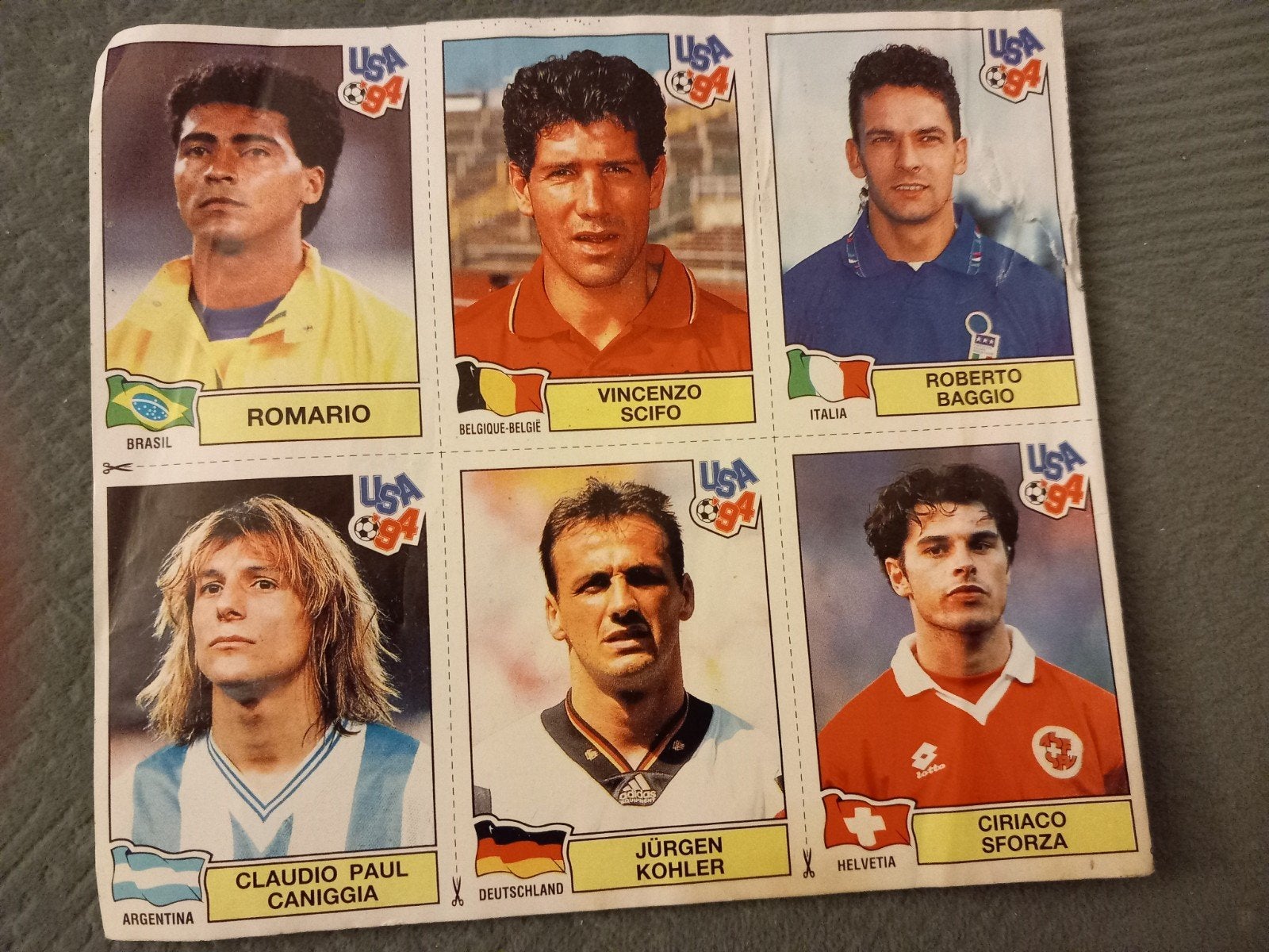 panini wk94, voetbal 88, voetbal 89, voetbal plaatjes stick, Ophalen of Verzenden, Gebruikt, Sport