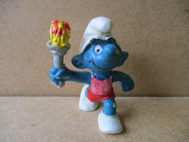 adv10792 smurfen poppetje 17, Ophalen, Smurfen, Gebruikt, Beeldje of Figuurtje