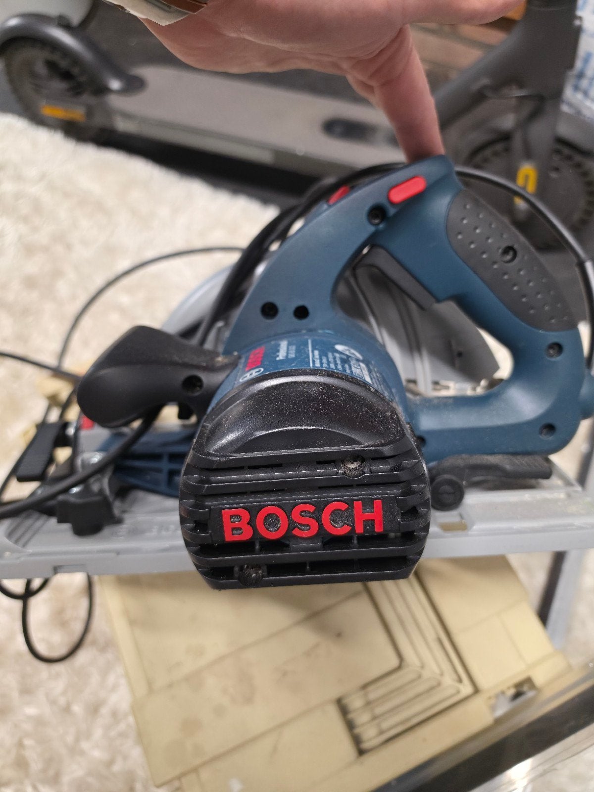 Bosch GKS 65 GCE Professional Cirkelzaag, Doe-het-zelf en Verbouw, Gereedschap | Zaagmachines, Gebruikt, Cirkelzaag, 70 mm of meer
