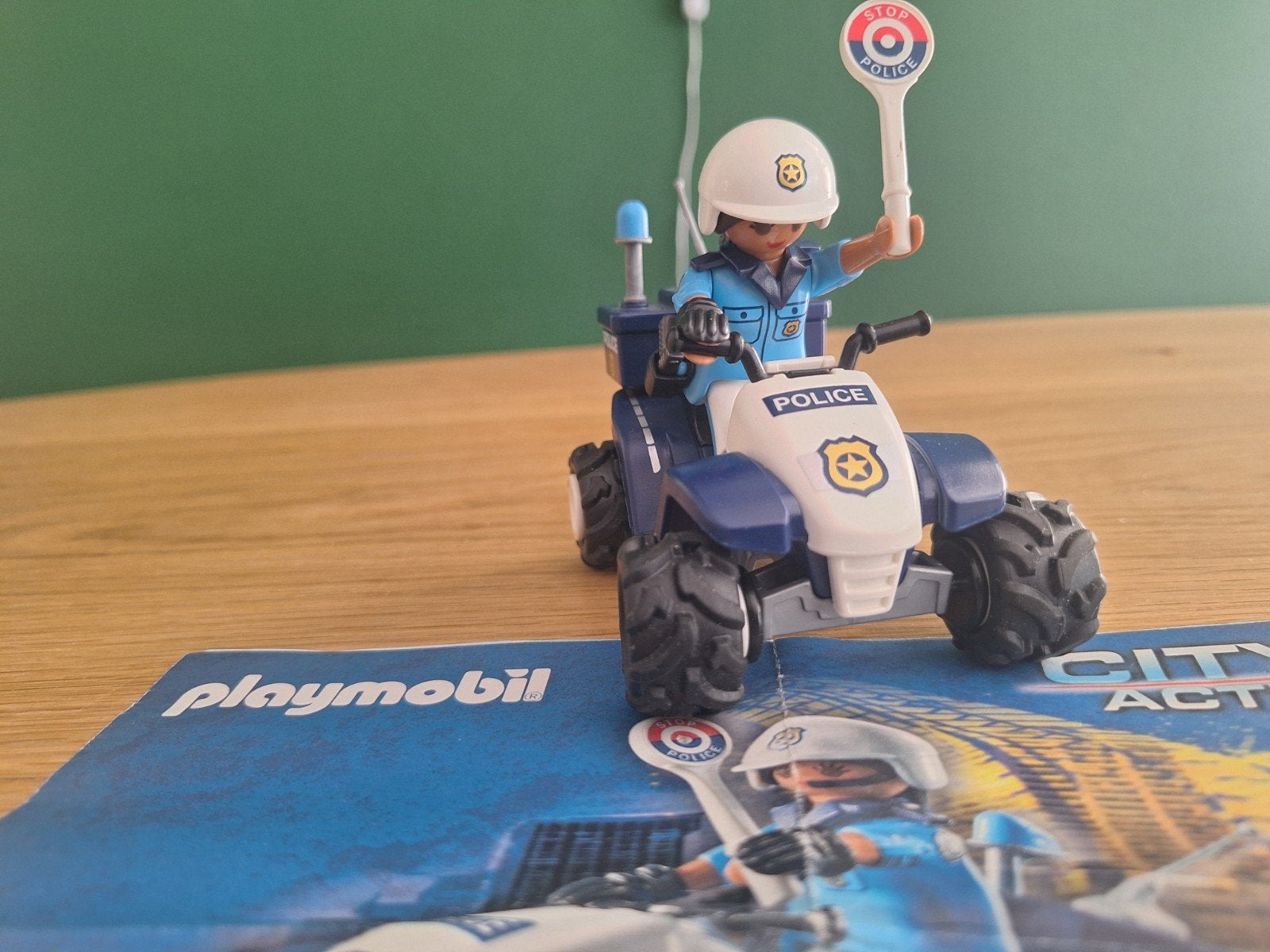 Playmobil City Action Politie Quad 71092, Complete set, Voertuig, Ophalen of Verzenden, Zo goed als nieuw