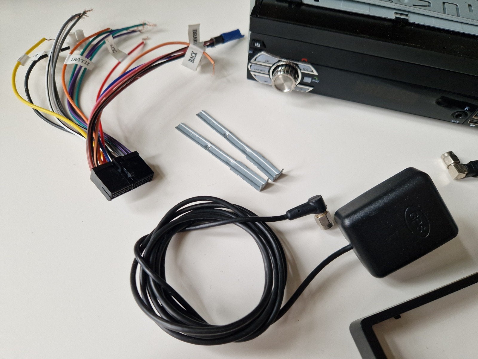 Android Autoradio DIN1, GPS, Bluetooth, *DEFECT*, Auto diversen, Ophalen of Verzenden, Gebruikt