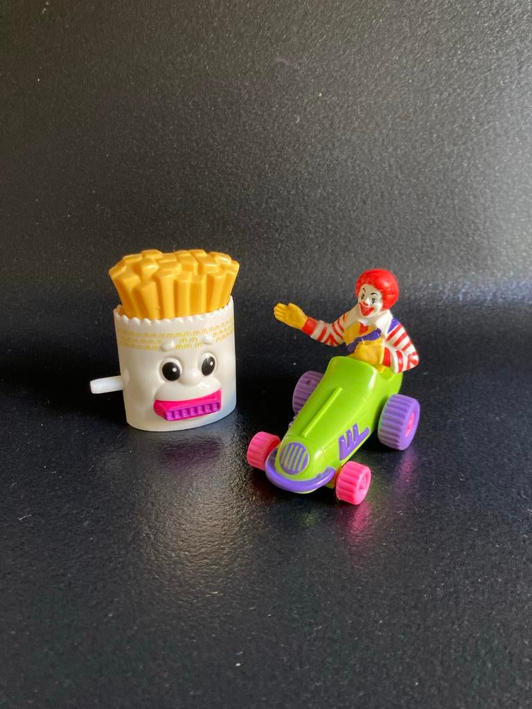 Vintage McDonald's Happy Meal: Ronald McDonald & Frietjes, Verzamelen, Poppetjes en Figuurtjes, Ophalen, Gebruikt