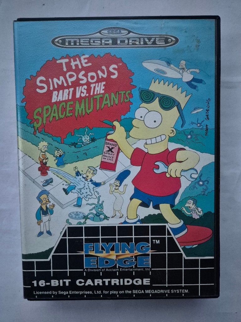 the SIMPSONS bart vs the SPACE MUTANTS, Spelcomputers en Games, Gebruikt, 1 speler, Racen en Vliegen, Ophalen of Verzenden