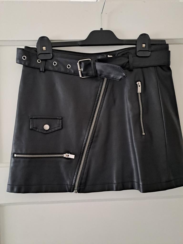 Seven Sisters Biker skirt maat M nieuwstaat, Kleding | Dames, Rokken, Maat 38/40 (M), Seven Sisters, Zwart, Ophalen of Verzenden