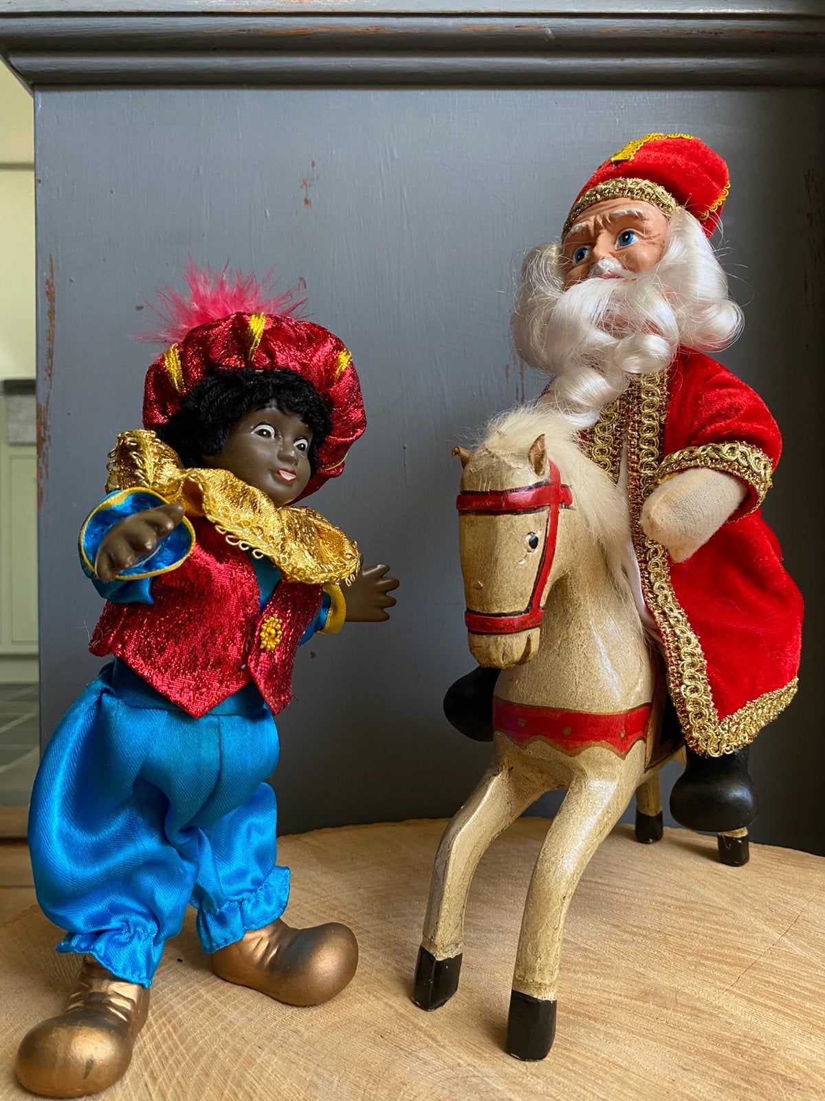 Vintage Sint - Piet - Paard!, Ophalen of Verzenden, Zo goed als nieuw