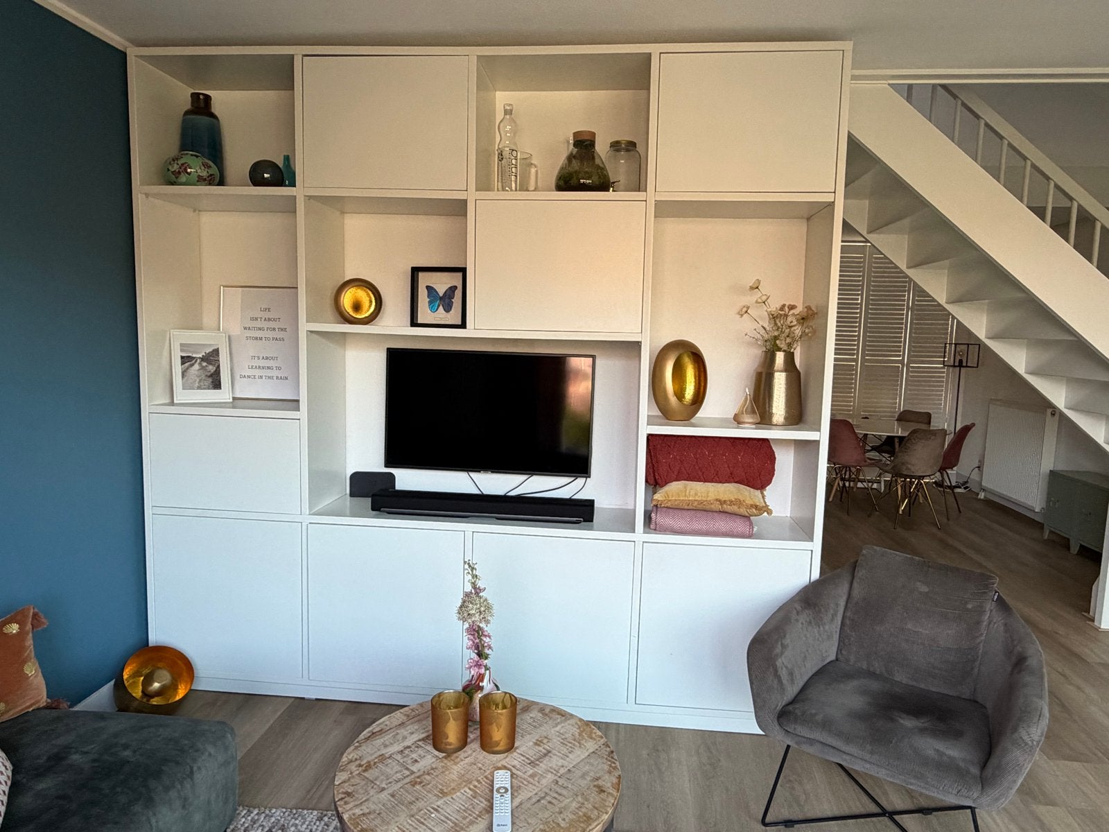 Op Maat Gemaakte Wandkast, Huis en Inrichting, Kasten | Wandmeubels, Ophalen, 250 tot 300 cm, 200 cm of meer, Zo goed als nieuw