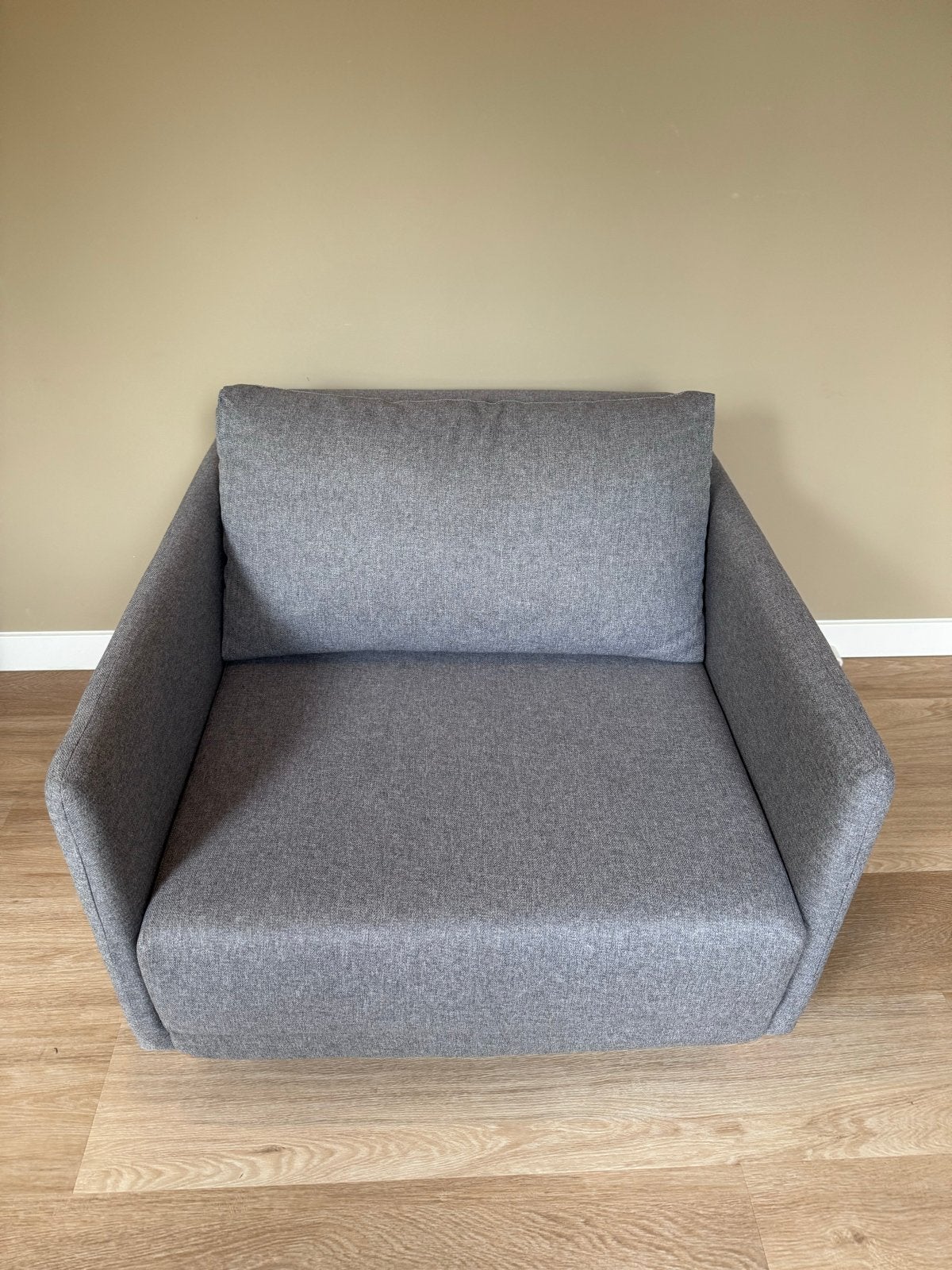 Zo goed als nieuwe slaapstoel met matras, Ophalen, Zo goed als nieuw, Grijs, 220 cm