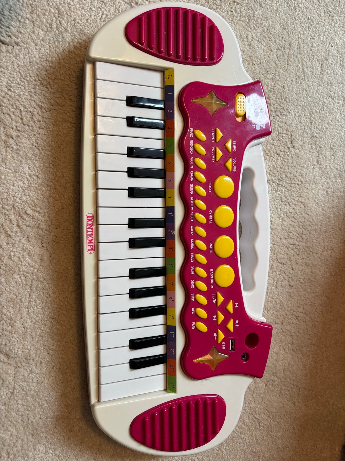 Bontempi Kinder Keyboard - Zo goed als nieuw, Ophalen, Zo goed als nieuw, Overige aantallen
