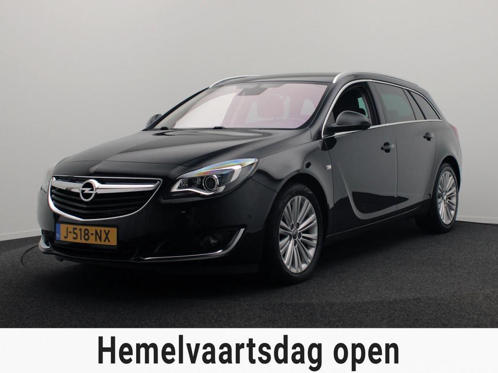 Opel Insignia Sports Tourer 2.0 T Innovation Automaat Leder, Auto's, 1998 cc, 4 cilinders, Traction-control, Zwart