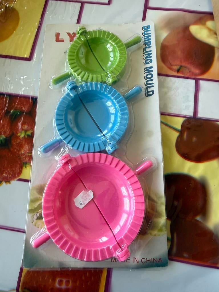 Set van 3 Dumpling Molds - Bakvorm voor Dumplings, Overige typen, Kunststof, Nieuw, Ophalen of Verzenden