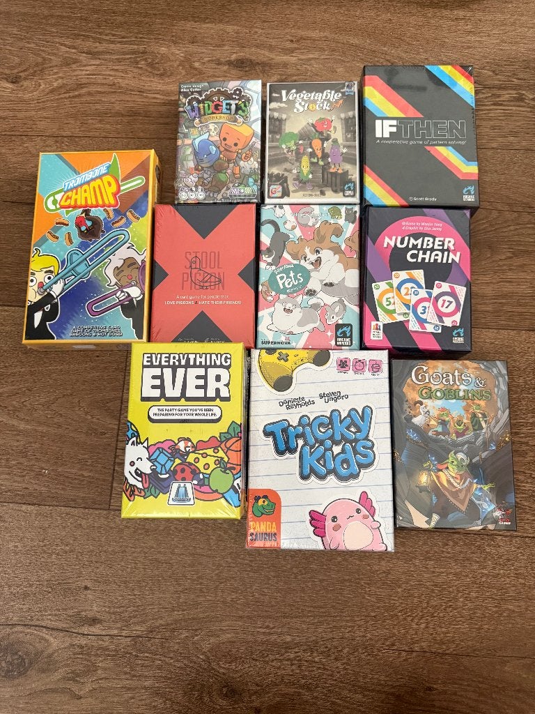 10 card/board games set, Verzenden, Nieuw